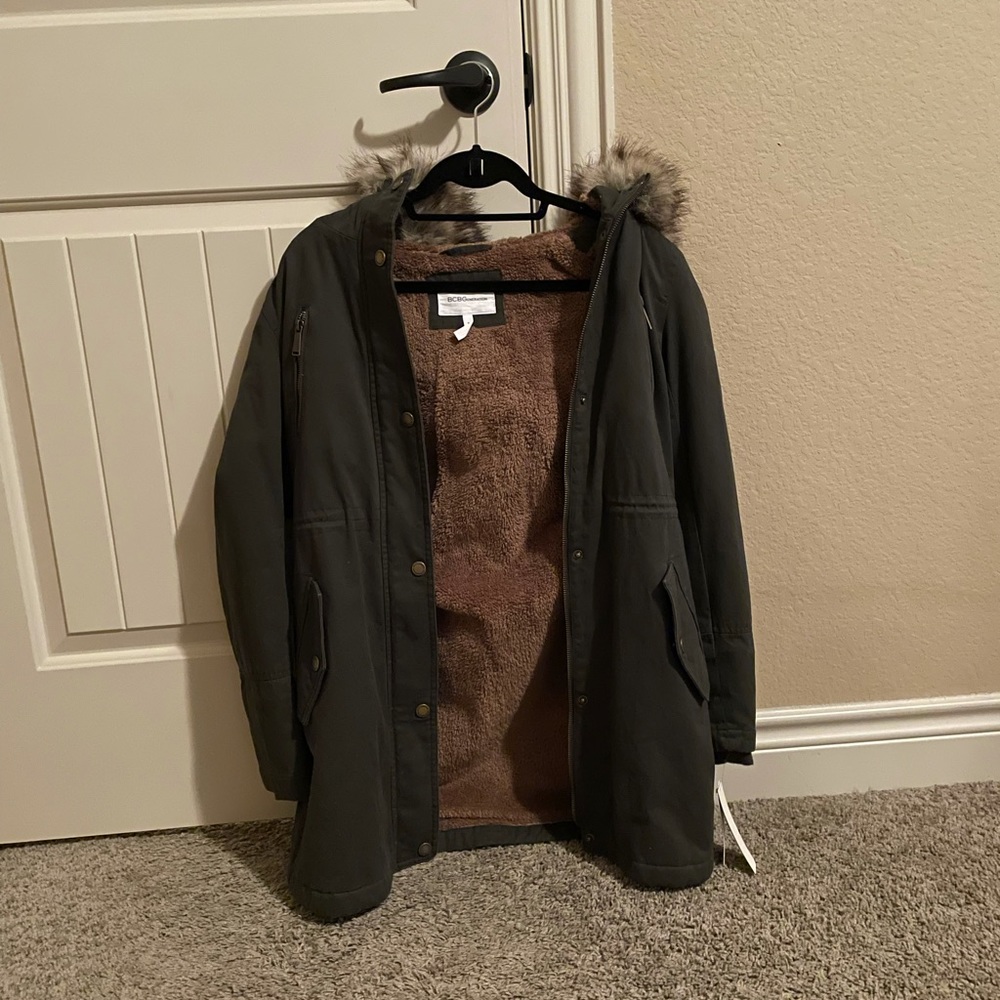 BCBGeneration Faux Fur Jacket Coat